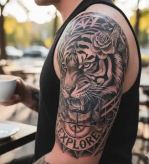 紙紋身貼紙(高11.0x寬10.0)cm - 線上貼紙製作範本