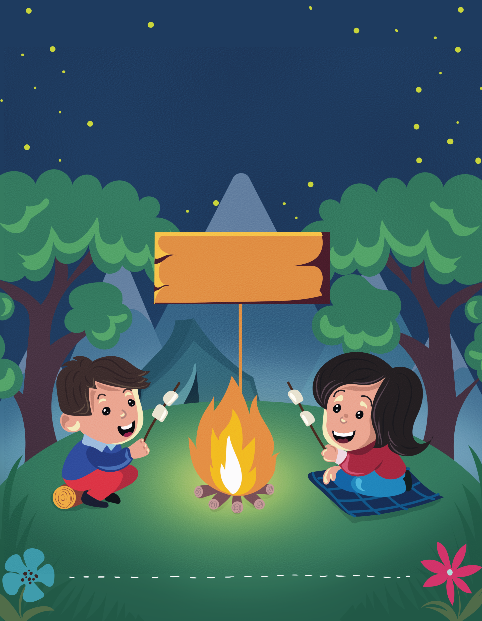 登山旅遊傳單/海報 - 傳單設計範本