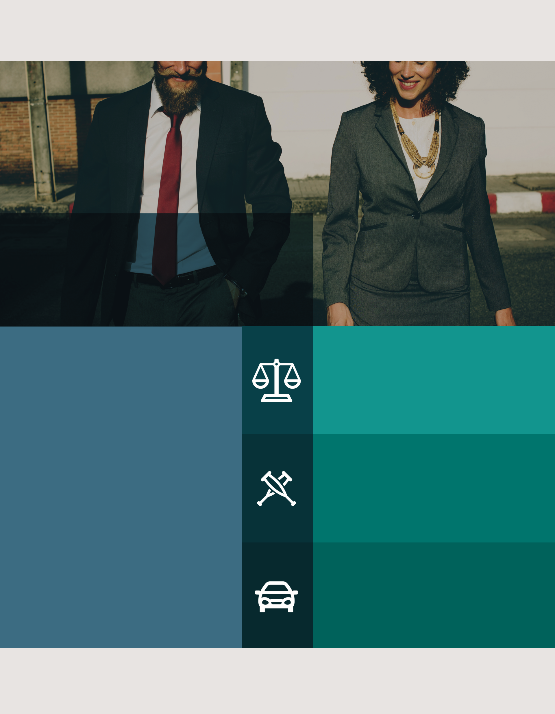 法律服務傳單/海報 - 傳單設計範本
