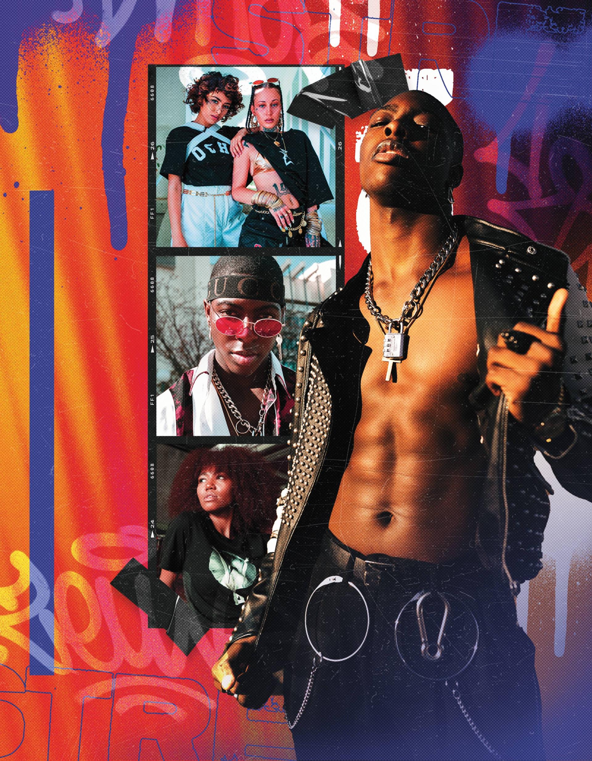 時尚藝術傳單/海報 - 傳單設計範本