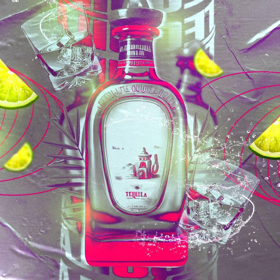 龍舌蘭酒派對傳單 - 傳單範本